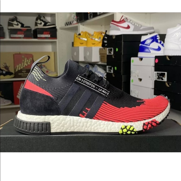 adidas | Shoes | Adidas Nmd Racer Primeknit Boost Solar Red Size 5 New |  Poshmark